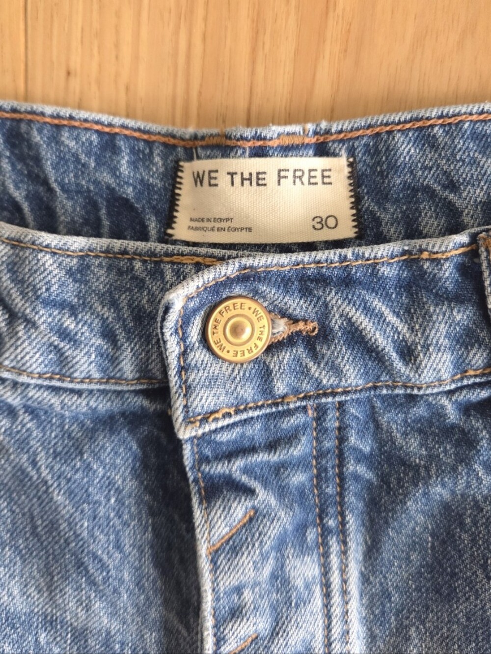 We The Free Good Luck Mid-Rise Barrel Jeans - Ultra Light Beam - Picture 3 of 7